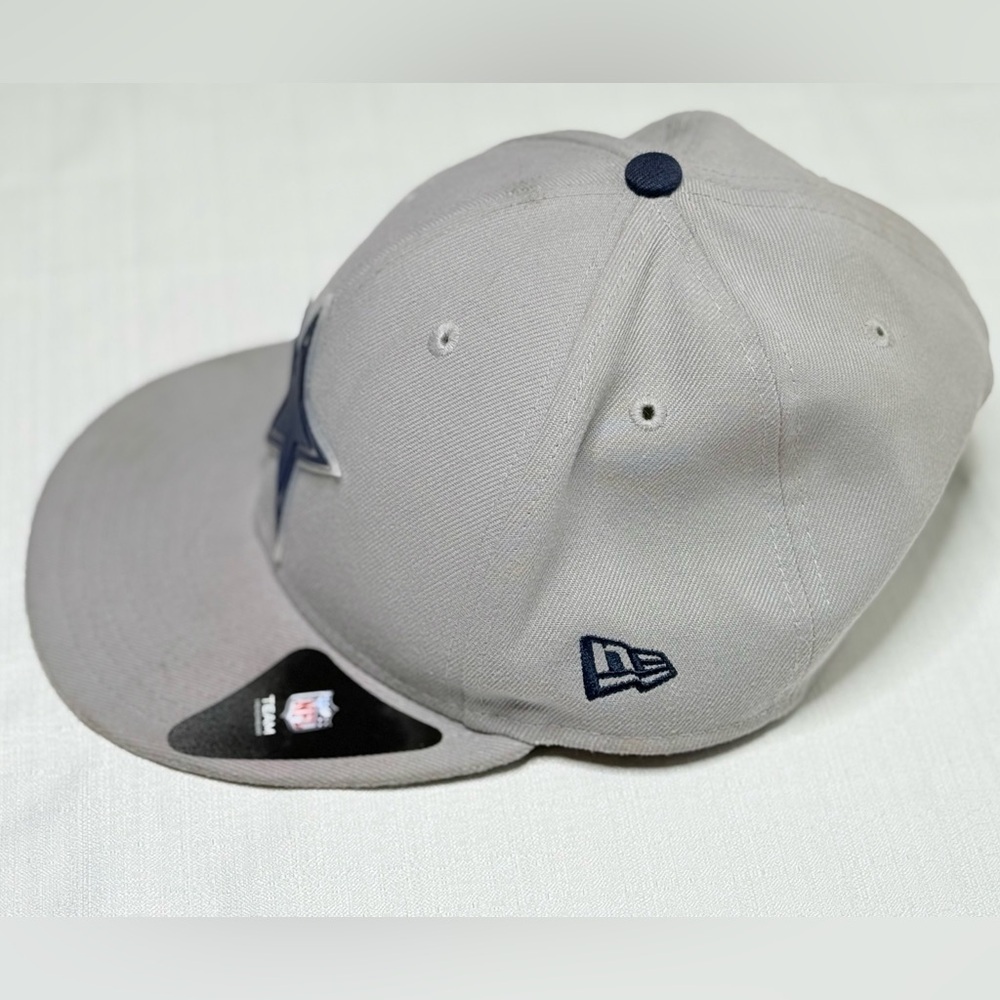 DALLAS COWBOYS New Era 9Fifty Gray Navy Blue Mens Hat Cap Adjustable - Picture 4 of 7